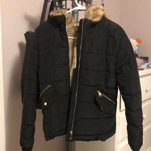 Zara Water Resistance jacket with hoody